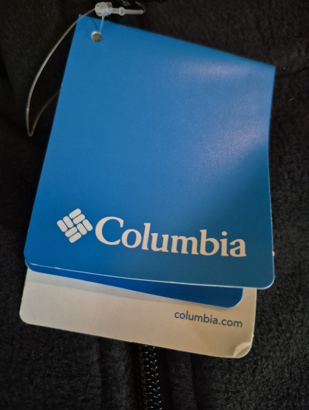 Columbia Men’s Black and Red Half-Zip Fleece Jacket - Picture 2 of 4
